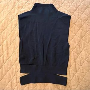 NWOT Zara Cutout Black Crop Top